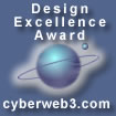 Cyber Web 3 Award winner for Design Excellence - presented March 20th, 2001.